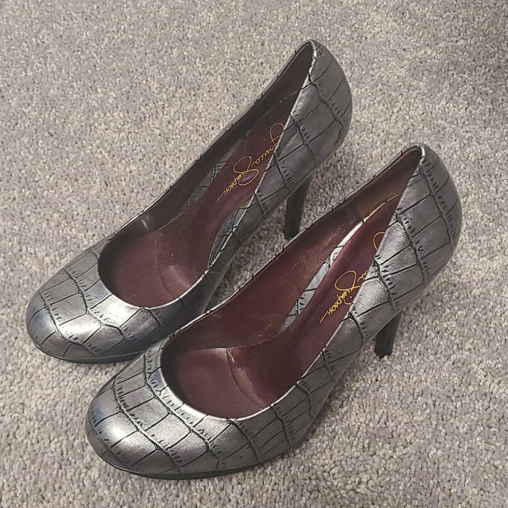 Jessica Simpson platform heels 8